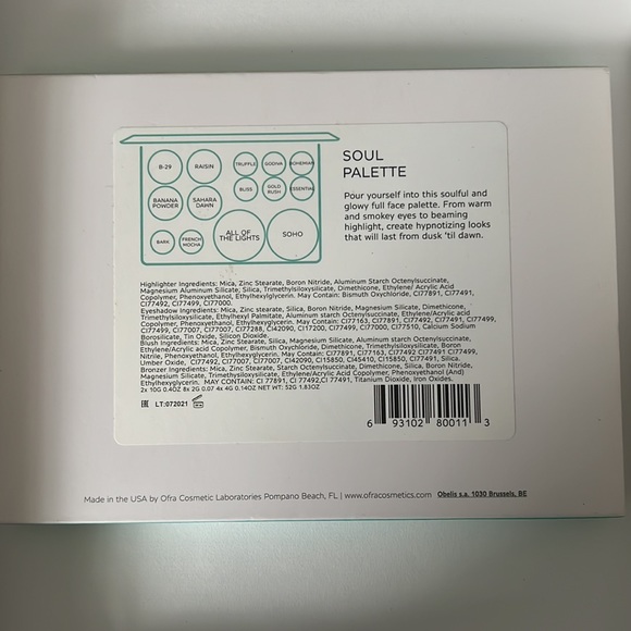 OFRA COSMETICS PRO PALETTE - SOUL - Picture 3 of 3